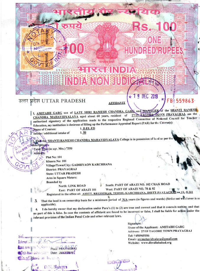 affidavit